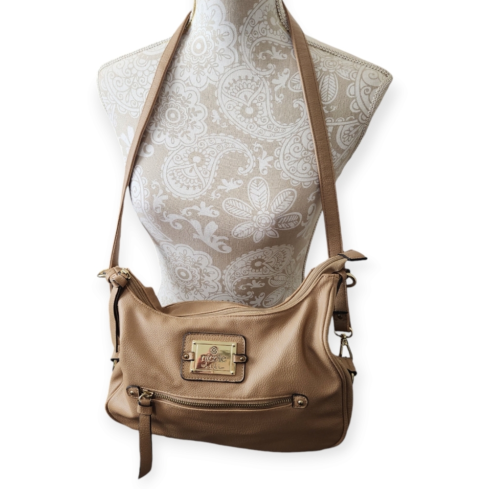 Nicole Miller Tan Shoulder Bag - Picture 10 of 11